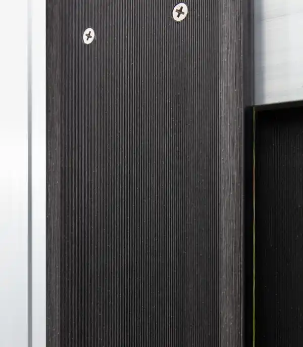 Bild 4 von WPC-Sichtschutzzaun CARMENO - 5x Element + 6x Pfosten - Schwarz