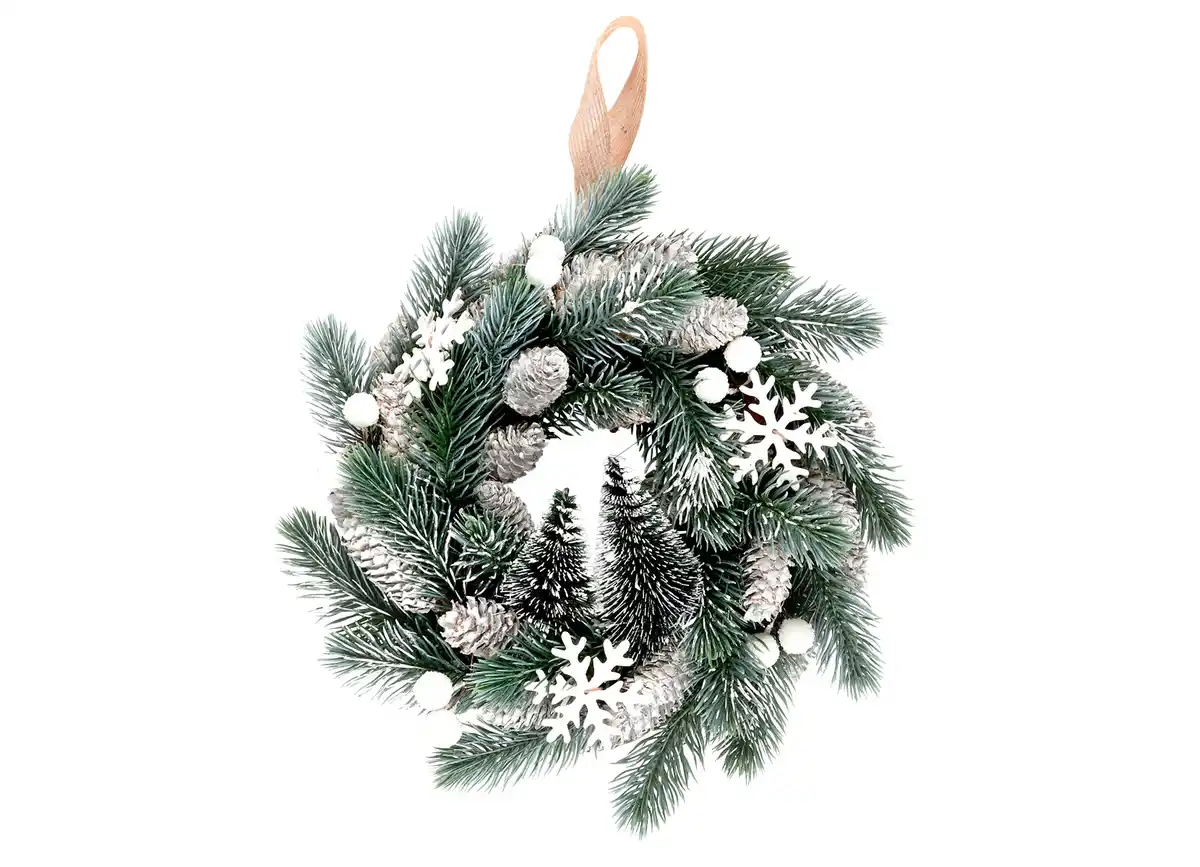 Bild 1 von Weihnachts-Türkranz D25cm künstlich