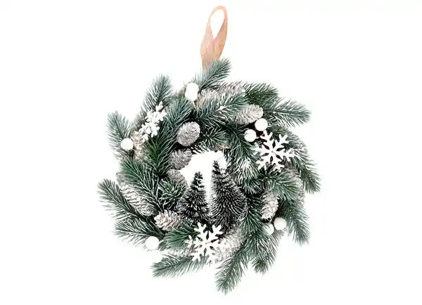 Bild 1 von Weihnachts-Türkranz D25cm künstlich
