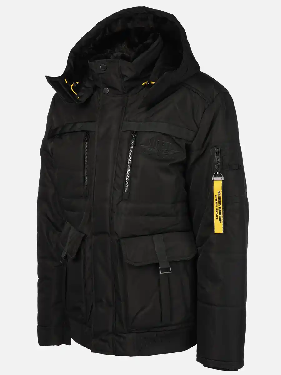 Bild 3 von Herren Blouson mit vielen Details Schwarz