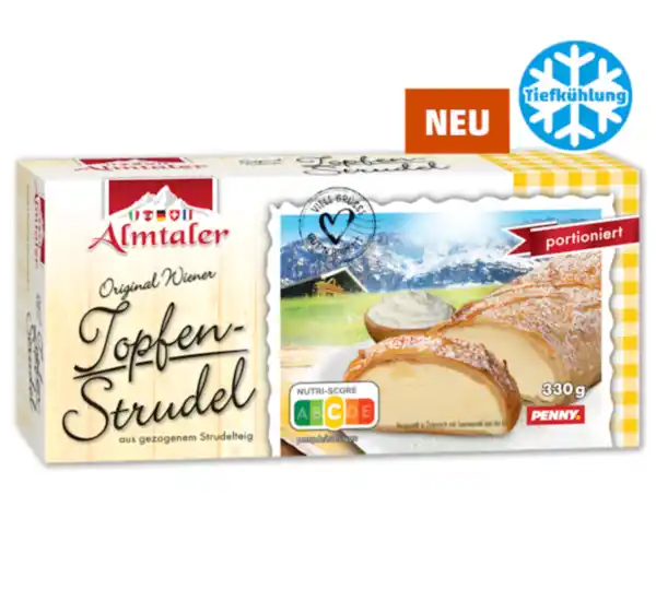 Bild 1 von ALMTALER Original Wiener Topfen-Strudel*