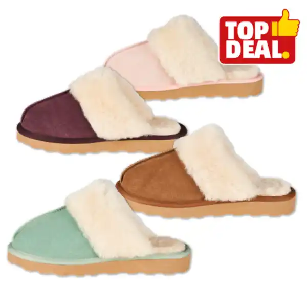Bild 1 von TRUE STYLE Lammfellhausschuhe*