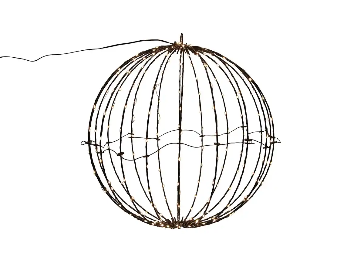 Bild 1 von LED-Drahtkugel mit 400 warmweißen LEDs