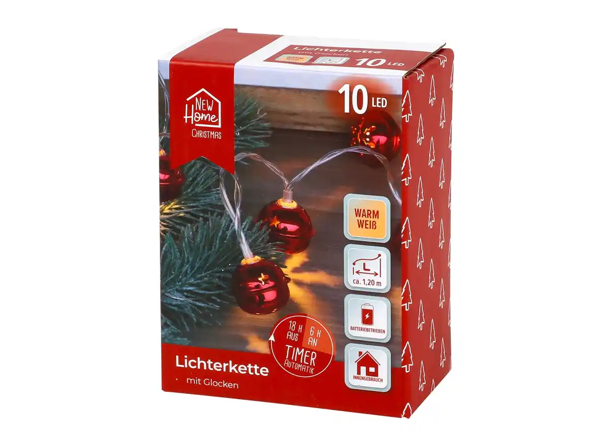 Bild 1 von Lichterkette mit Glocken