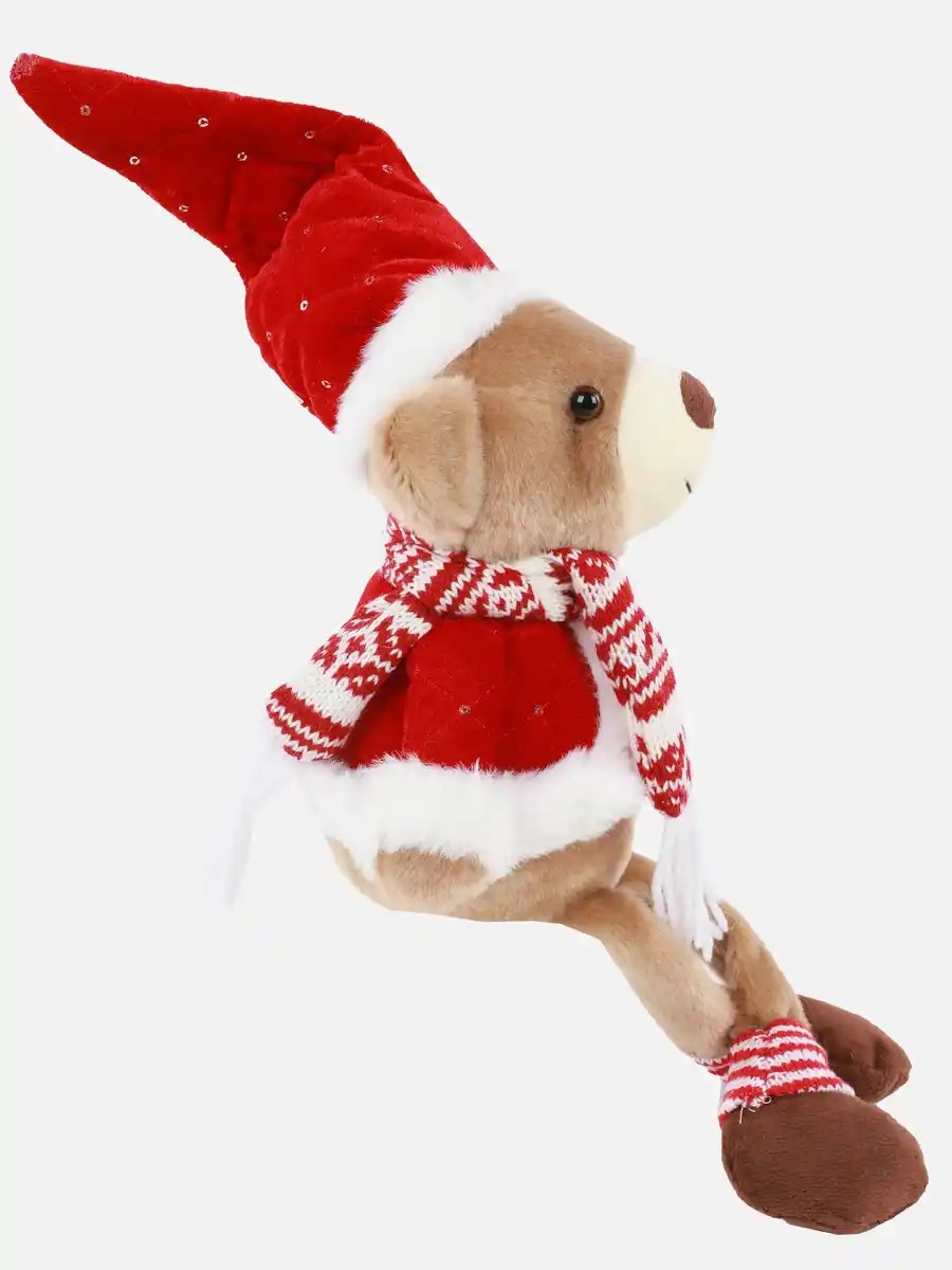 Bild 3 von Deko Bär mit kleinen Hängebeinen 21x10x36 Braun