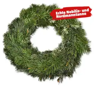 Loser Kranz in Nobilis- Nordmanntanne*