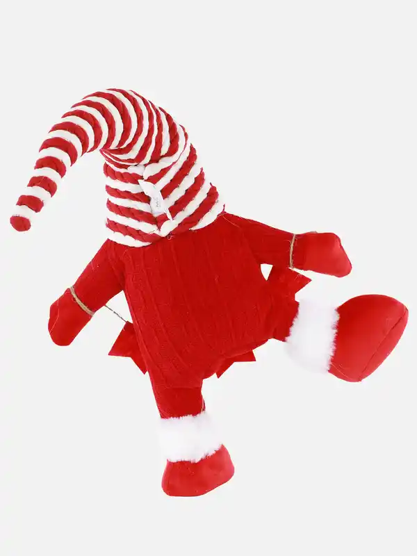 Bild 2 von Weinachtsgnom auf einem Bein Rot