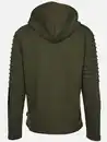Bild 2 von Herren Bikersweatjacke mit Kapuze Oliv