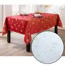 Bild 1 von XXL-Jacquard-Tischdecke "Glitzer-Stern" - ca. 160 x 275 cm 