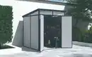 Bild 2 von Kunststoff-Gerätehaus "TOYA", ca. 190 x 192 x 215 cm - Hellgrau/Grau