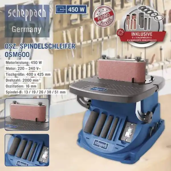 Bild 4 von Oszillierender Kanten-, Band- und Spindelschleifer OSM600