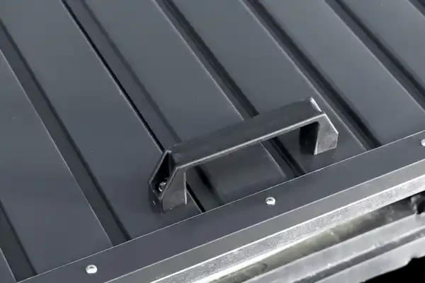 Bild 4 von 1er Mülltonnenbox, ca. 80 x 80 x 122 cm - Anthrazit