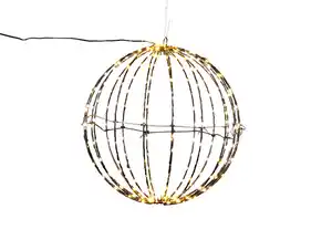 LED-Drahtkugel mit 260 warmweißen LEDs