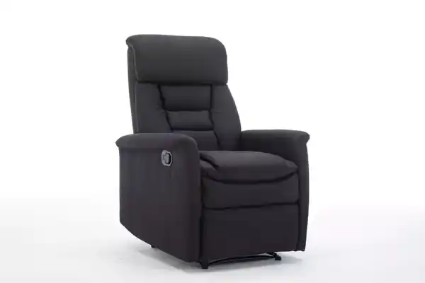 Bild 3 von Relaxsessel mit Liegefunktion Stoffbezug schwarz