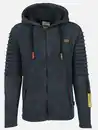 Bild 1 von Herren Bikersweatjacke mit Kapuze Marine