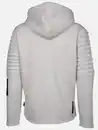 Bild 2 von Herren Bikersweatjacke mit Kapuze Weiß