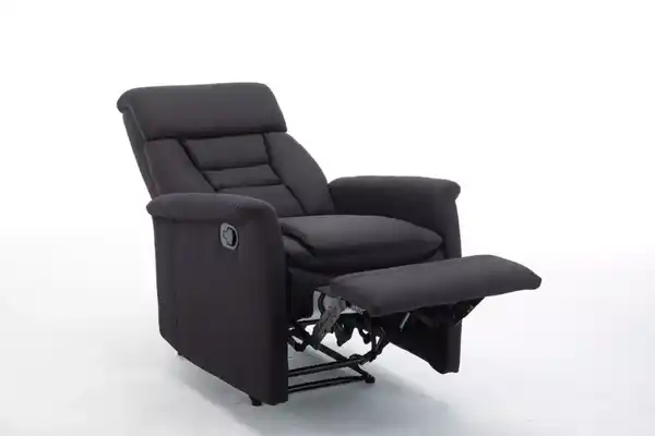 Bild 4 von Relaxsessel mit Liegefunktion Stoffbezug schwarz