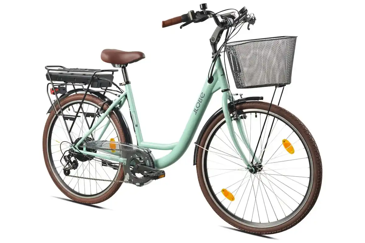 Bild 2 von City E-Bike 26" Shopper mint