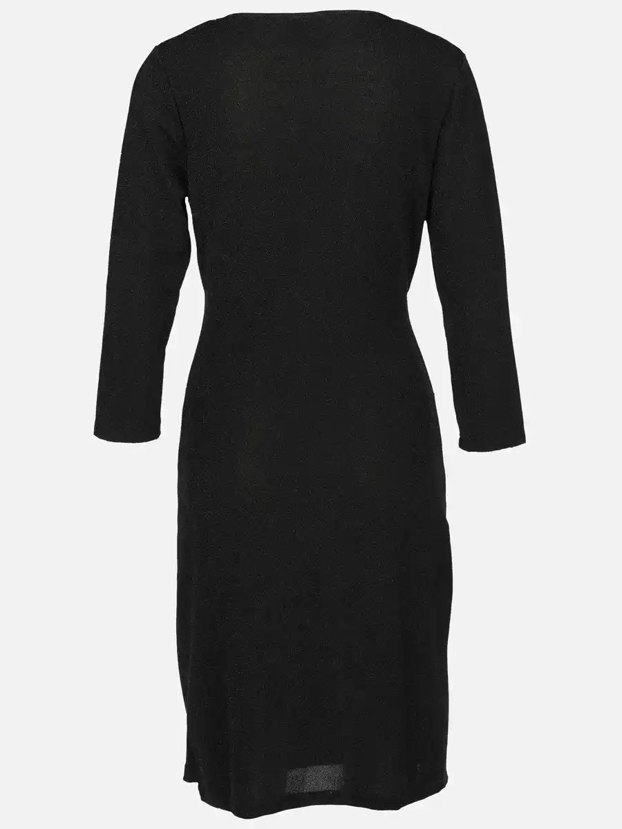 Bild 2 von Damen Lurexkleid mit Raffung Schwarz
