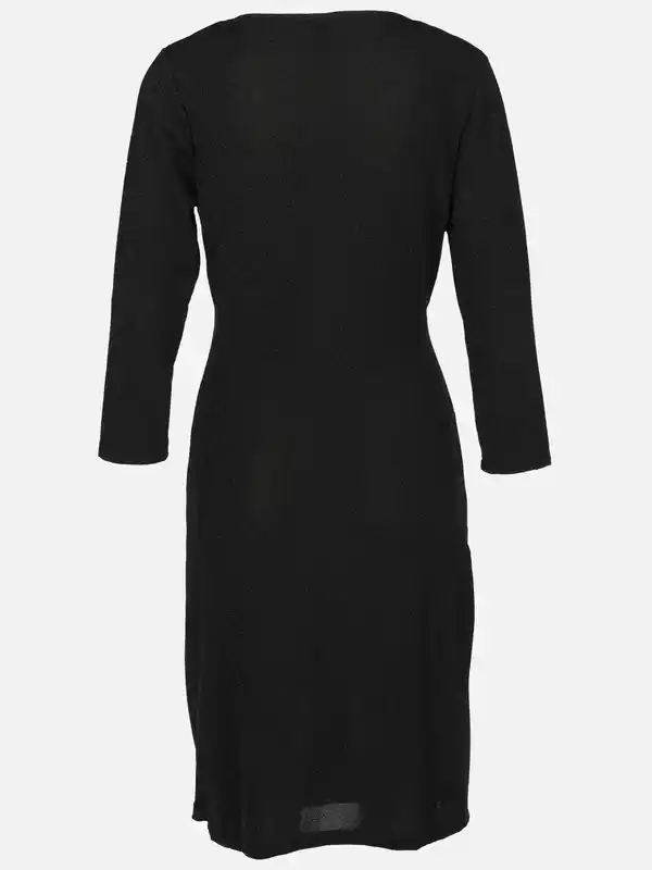 Bild 2 von Damen Lurexkleid mit Raffung Schwarz