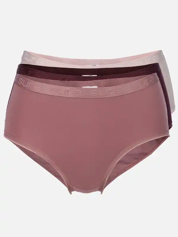 Bild 1 von Damen Midi Slip im 3er Pack Rosa