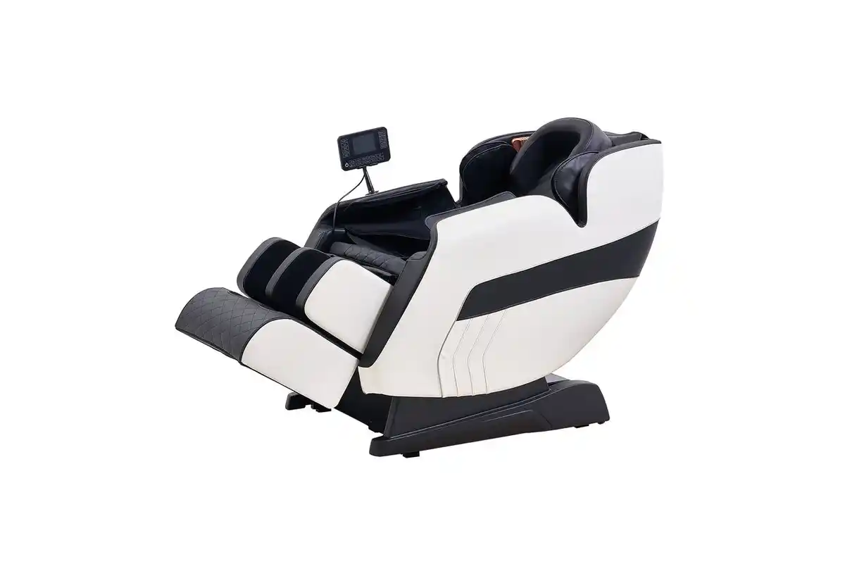 Bild 2 von Elektrischer Massagesessel, ca. 140 x 74 x 101 cm - Schwarz / Off-White