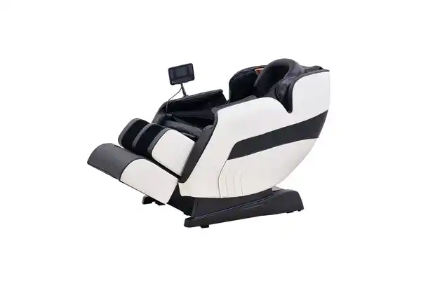 Bild 2 von Elektrischer Massagesessel, ca. 140 x 74 x 101 cm - Schwarz / Off-White