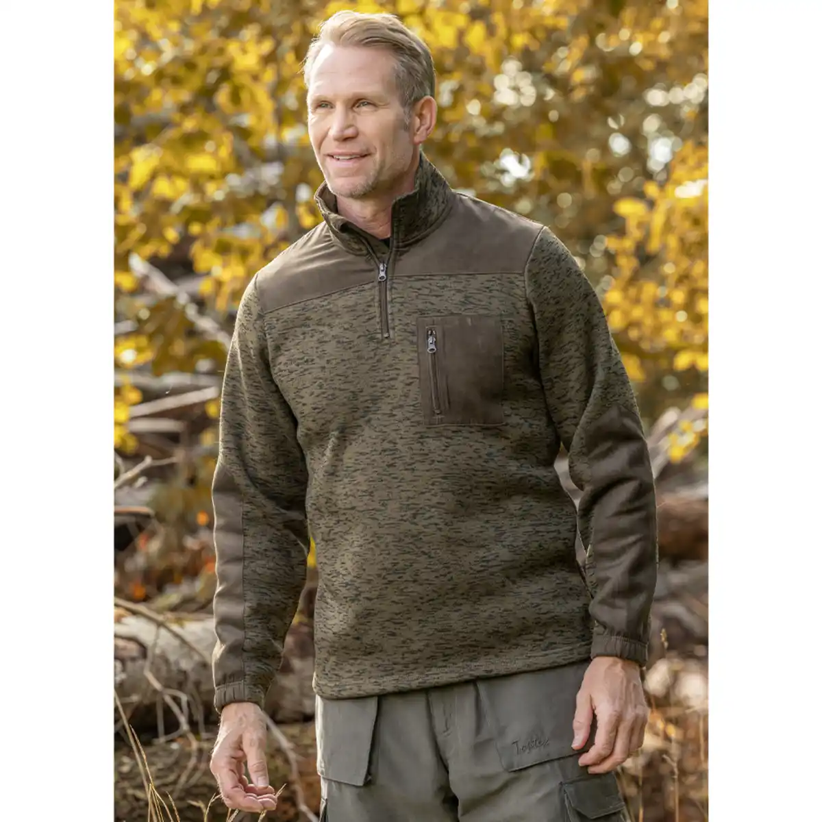 Bild 2 von Strickfleece-Troyer für Herren