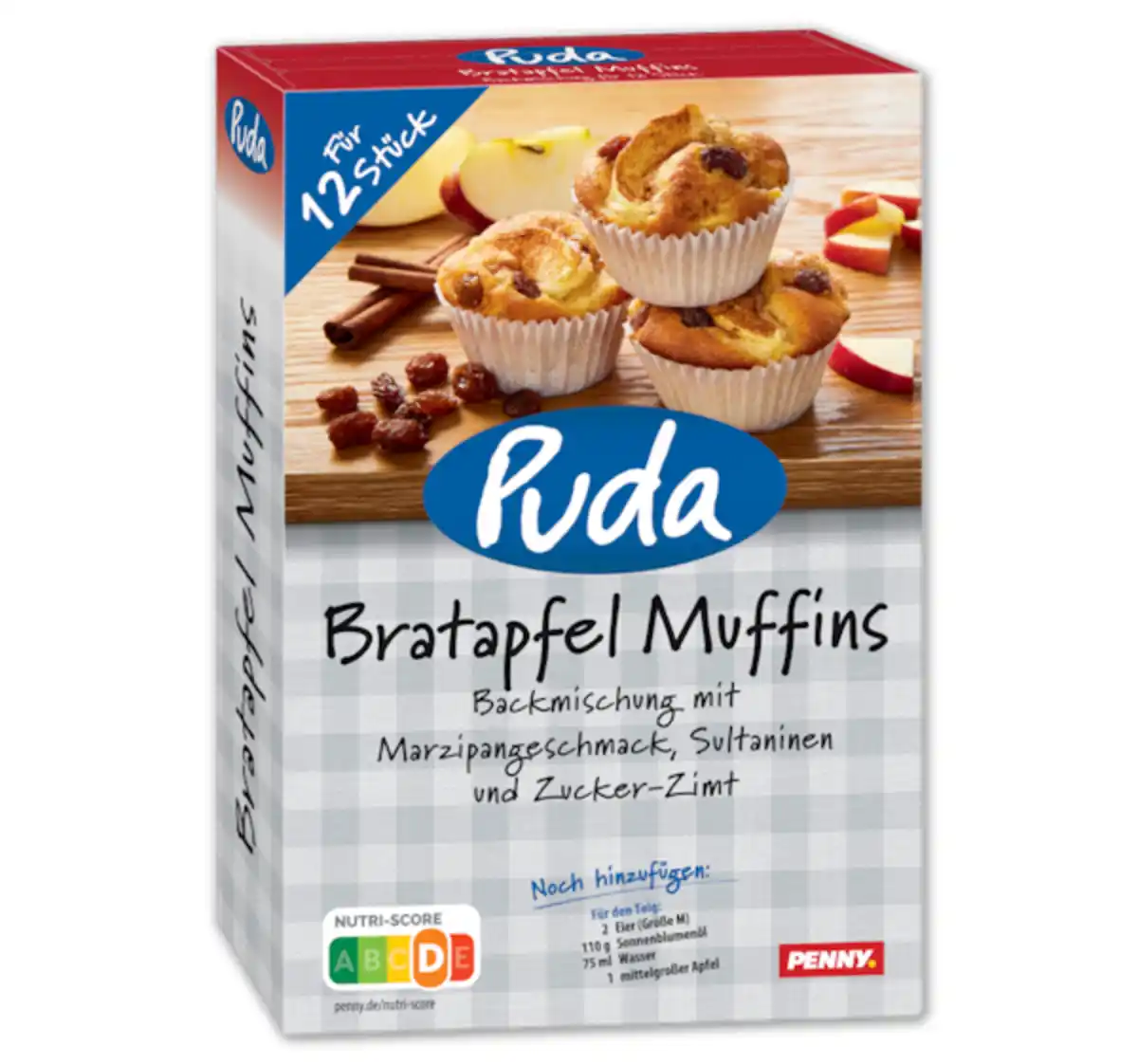Bild 1 von PUDA Backmischung Bratapfel Muffins*