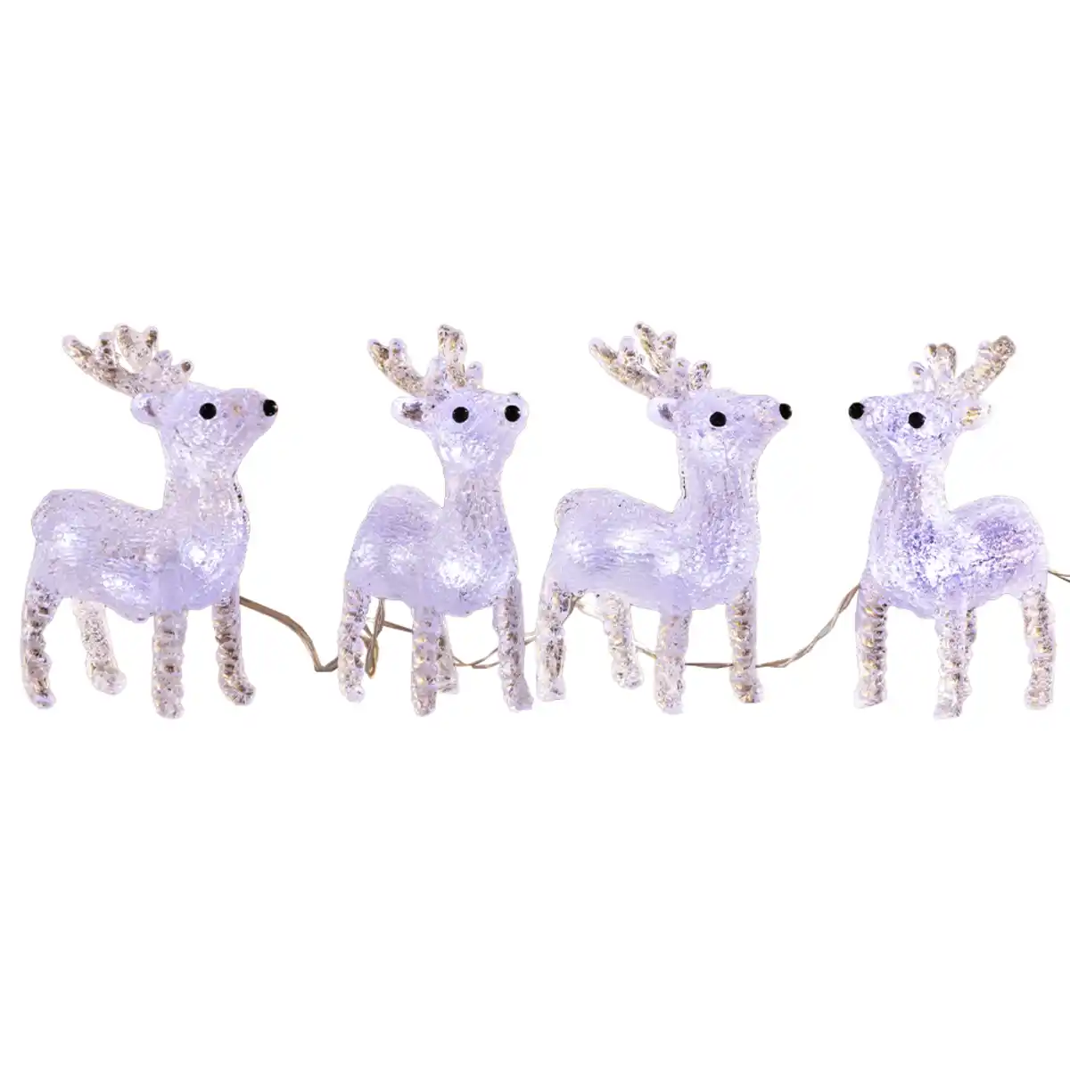 Bild 1 von LED-Acryl-Mini-Figur 4er-Set - Rentier