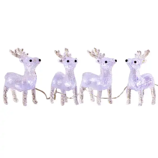 Bild 1 von LED-Acryl-Mini-Figur 4er-Set - Rentier