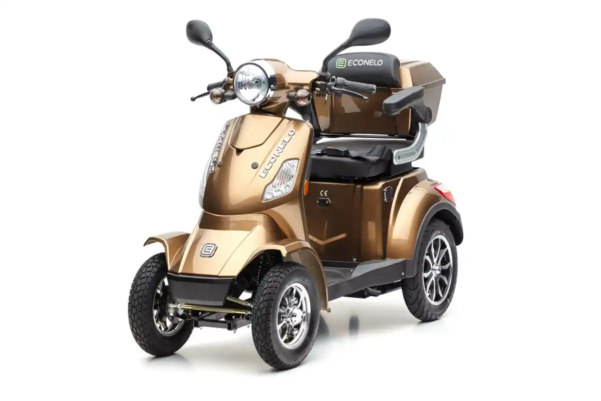 Bild 1 von E-Seniorenmobil J4000, Blei-Akku, 4-Rad, 1000 Watt, Blei Braun