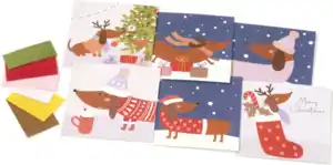 IDEENWELT Bastelset Filzbilder Dackel