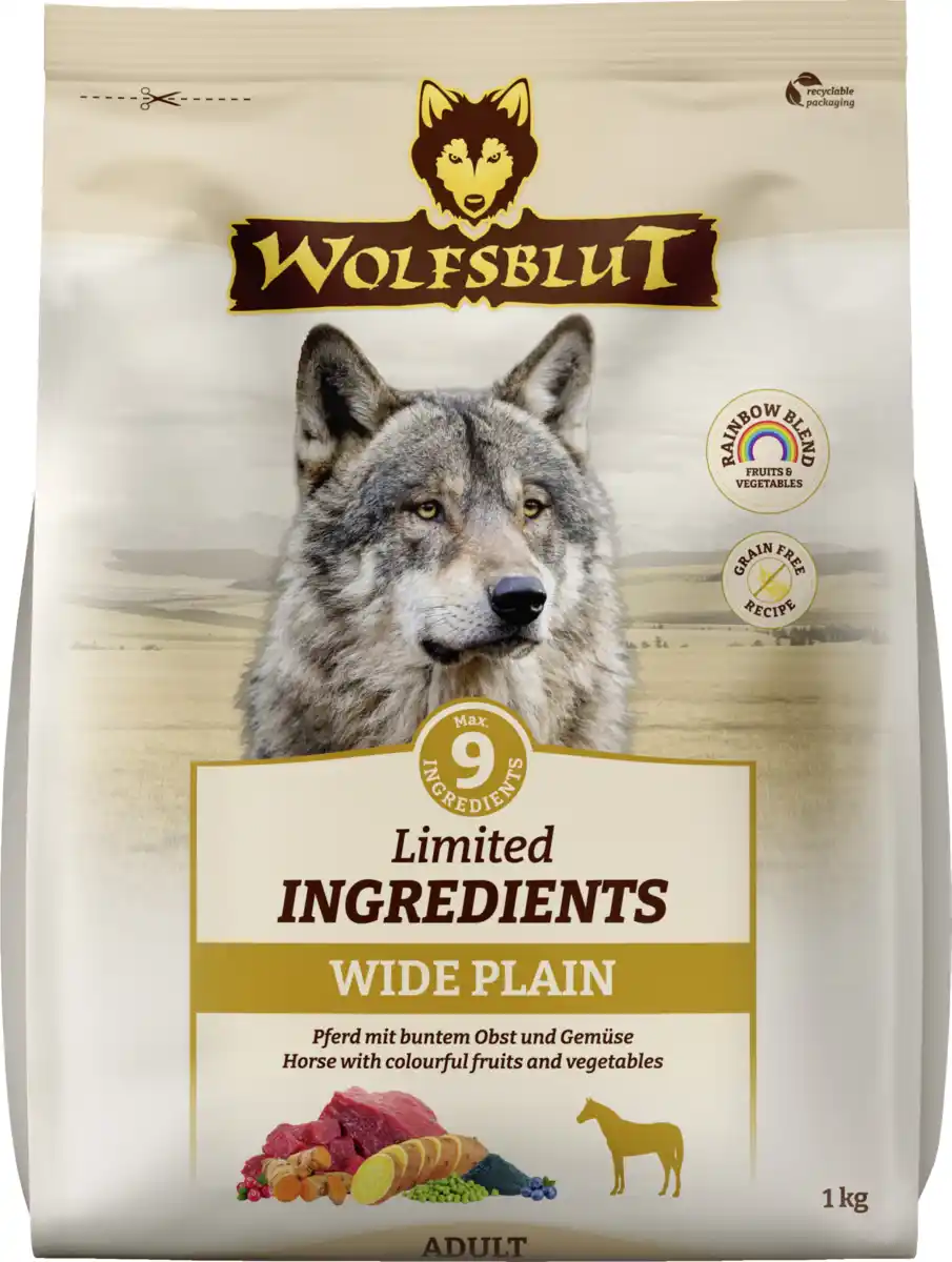 Bild 1 von Wolfsblut Hundetrockenfutter Limited Ingridients Wide Plain Adult, 1.000 g