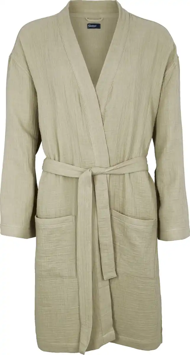 Bild 1 von IDEENWELT Musselin-Bademantel Gr. L/XL