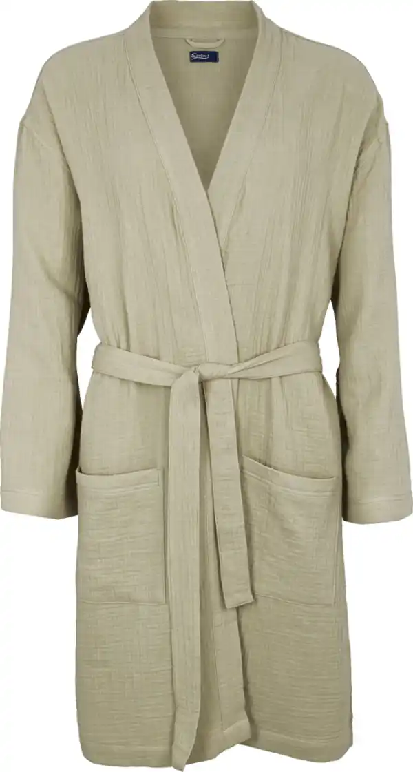 Bild 1 von IDEENWELT Musselin-Bademantel Gr. L/XL