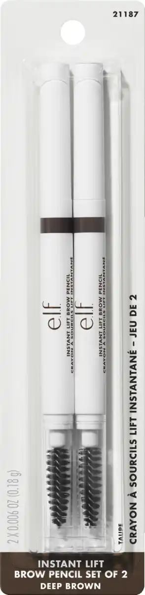 Bild 1 von e.l.f. Cosmetics Instant Lift Brow Pencil Set Deep Brown