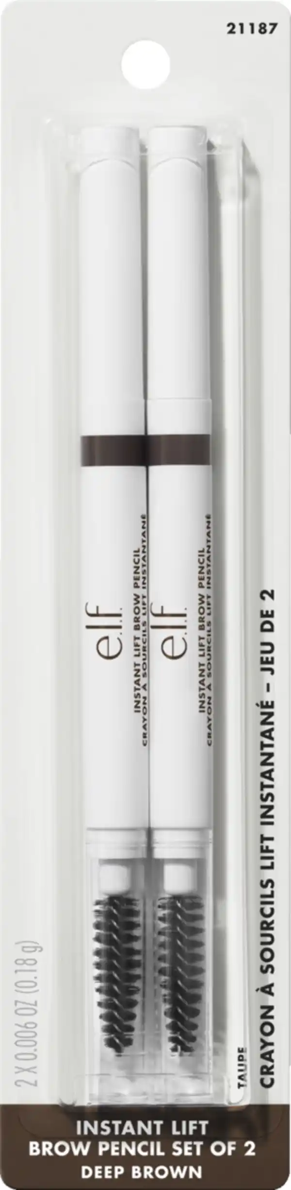 Bild 1 von e.l.f. Cosmetics Instant Lift Brow Pencil Set Deep Brown