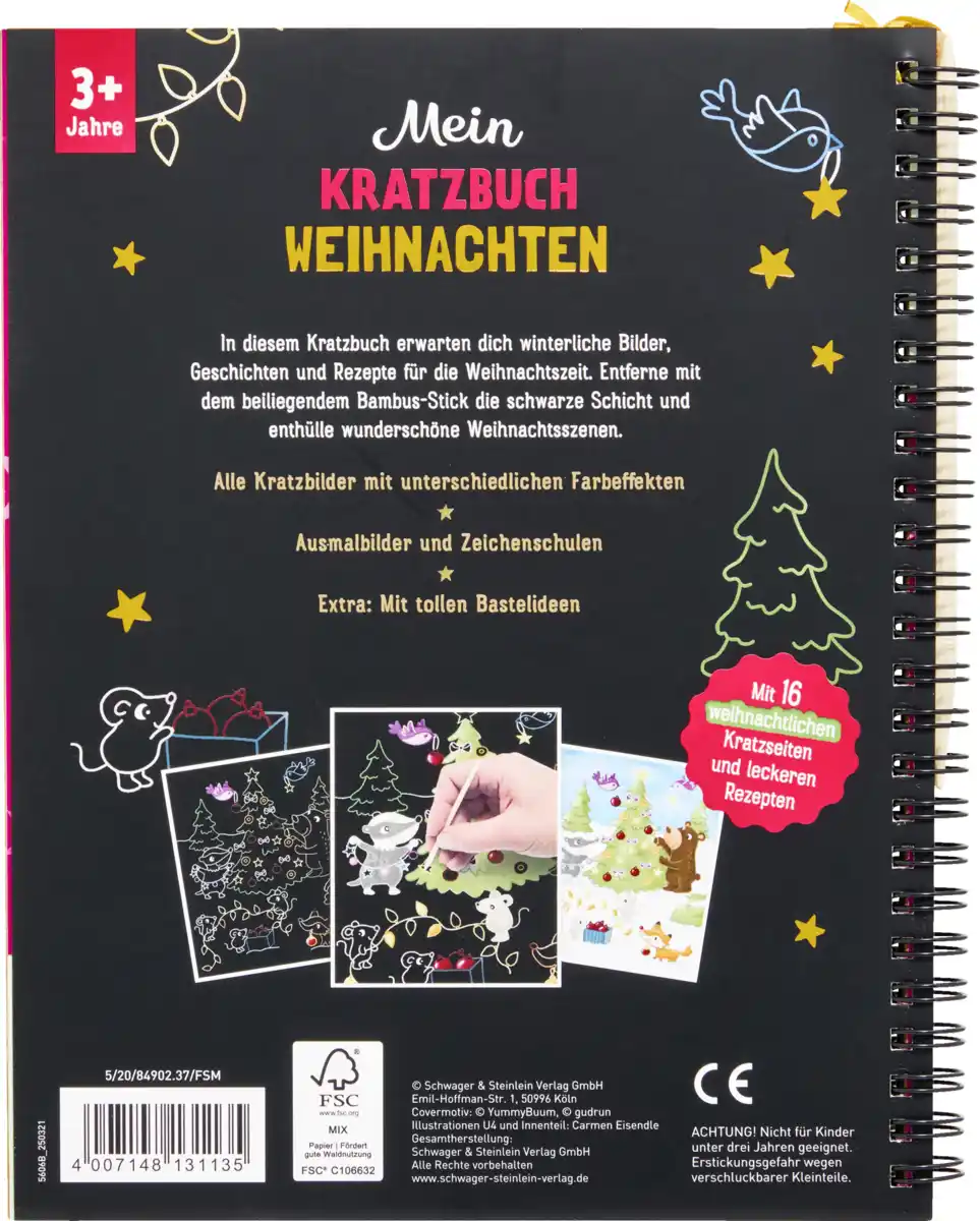 Bild 2 von IDEENWELT Kratzbuch Weihnachten