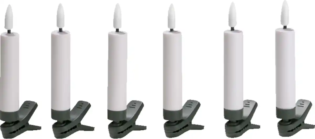 Bild 2 von IDEENWELT 15er Set LED-Weihnachtsbaumkerzen