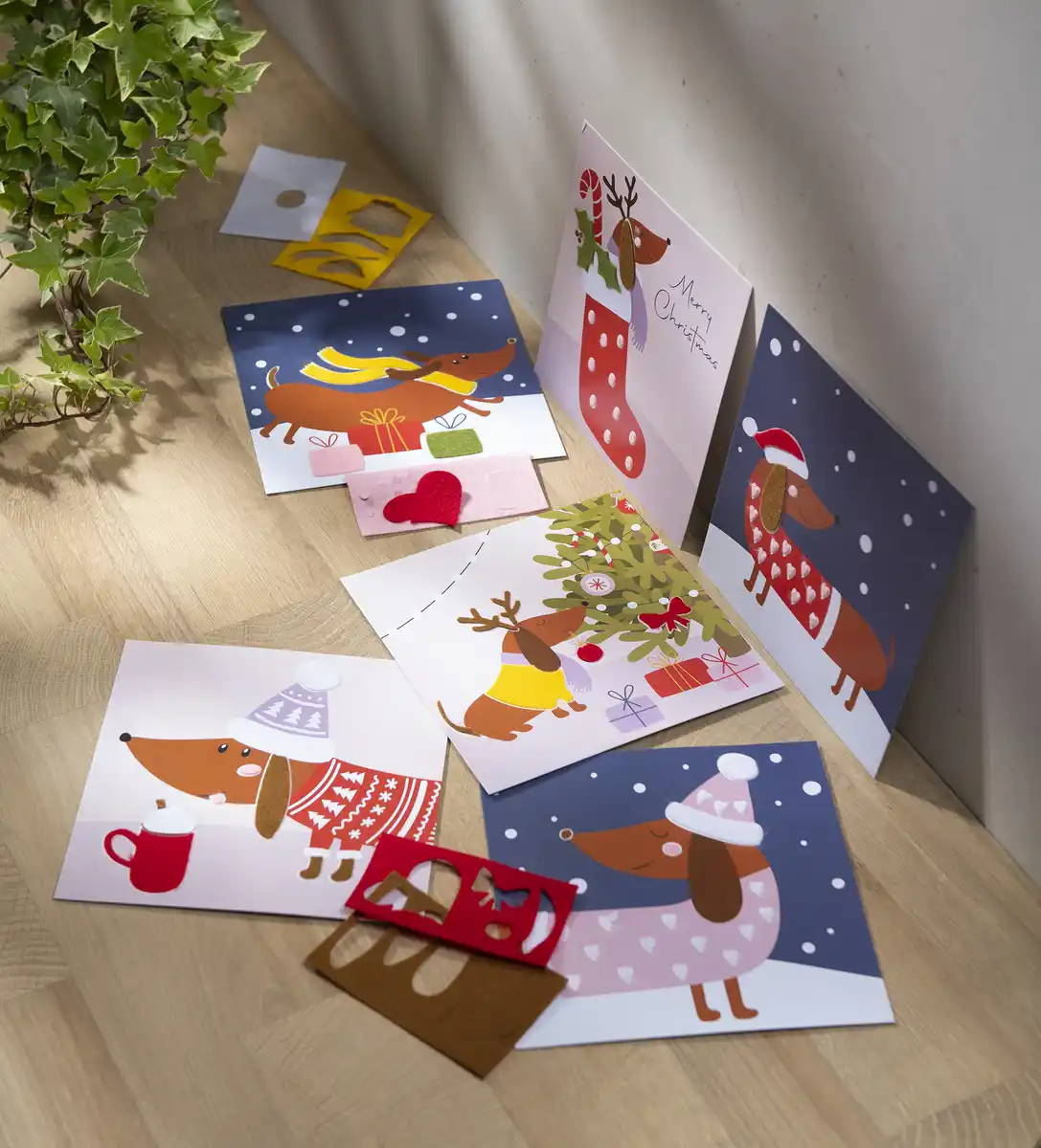 Bild 4 von IDEENWELT Bastelset Filzbilder Dackel