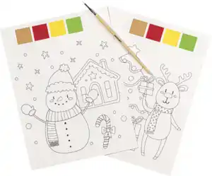 IDEENWELT Kinder-Bastelkoffer Weihnachten