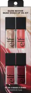 e.l.f. Cosmetics Glow Reviver Quad Goals Lip Oil Kit, 30,4 ml