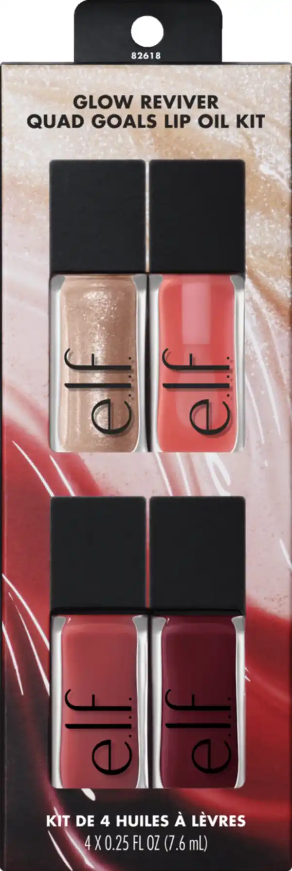 Bild 1 von e.l.f. Cosmetics Glow Reviver Quad Goals Lip Oil Kit, 30,4 ml