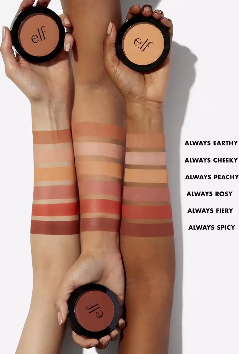 Bild 3 von e.l.f. Cosmetics Primer-Infused Matte Blush Always Cheeky, 10 g