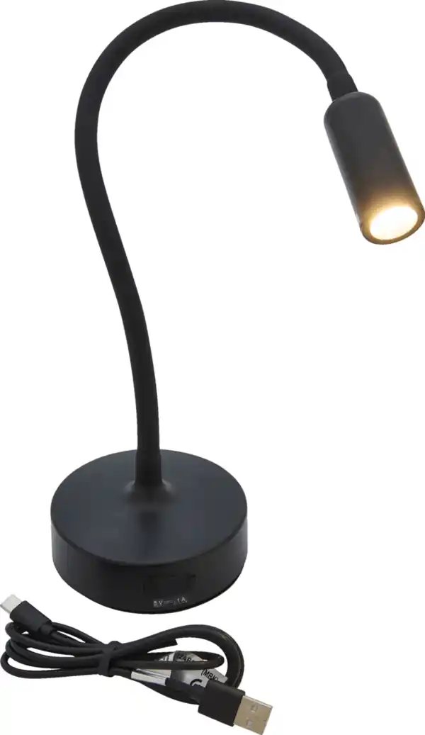 Bild 2 von IDEENWELT Akku-Wandleuchte schwarz