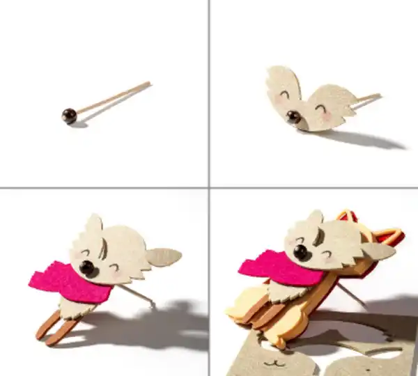 Bild 2 von IDEENWELT Filzbastelset 3D Figuren