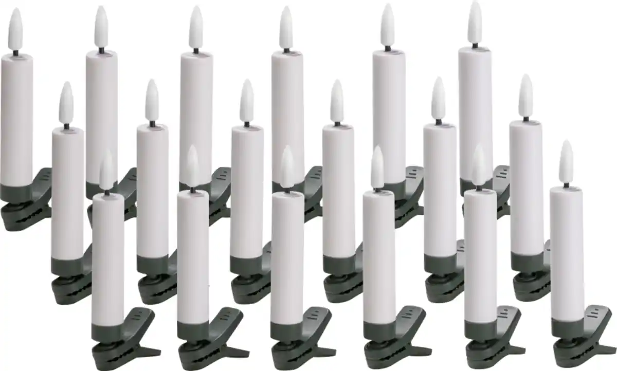 Bild 1 von IDEENWELT 15er Set LED-Weihnachtsbaumkerzen
