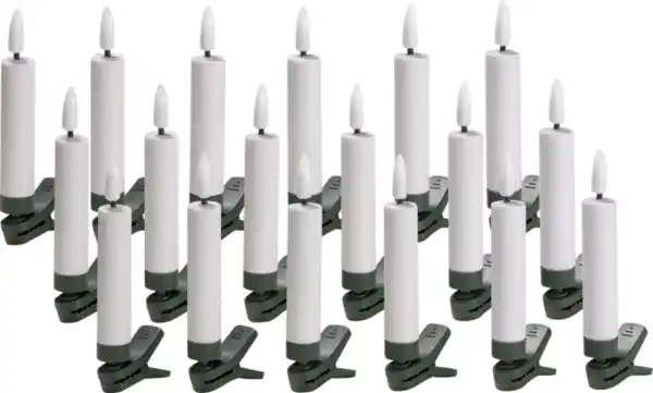 Bild 1 von IDEENWELT 15er Set LED-Weihnachtsbaumkerzen