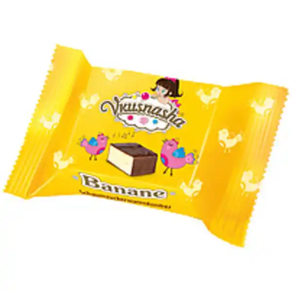 Bild 1 von Schaumzuckerwarenkonfekt "VKUSNASHA" mit Bananengeschmack in...